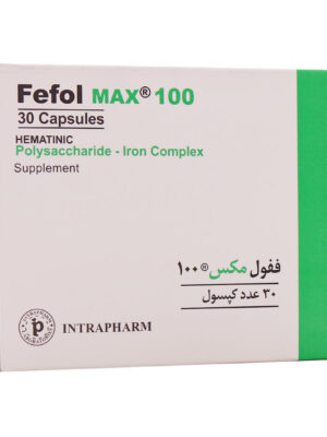 کپسول ففول مکس ۱۰۰ اینترافارم ۳۰ عددی