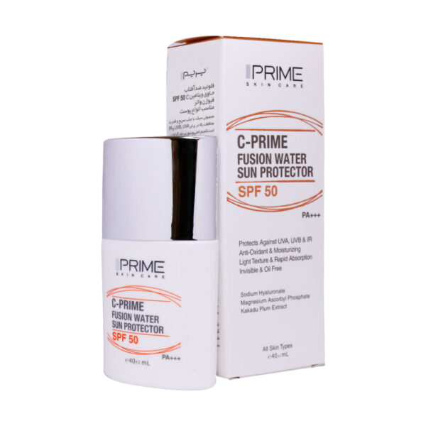 فلوئید ضد آفتاب حاوی ویتامین ث SPF۵۰ فیوژن واتر پرایم حجم ۴۰ میلی لیتر - Image 2