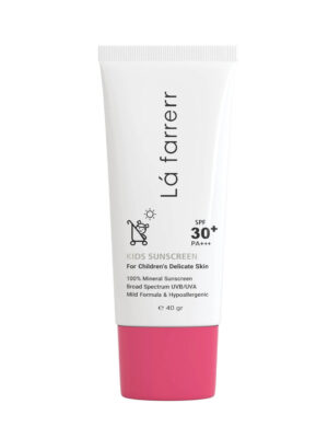 کرم ضد آفتاب مینرال کودکان لافارر SPF30 دخترانه حجم 40 گرم