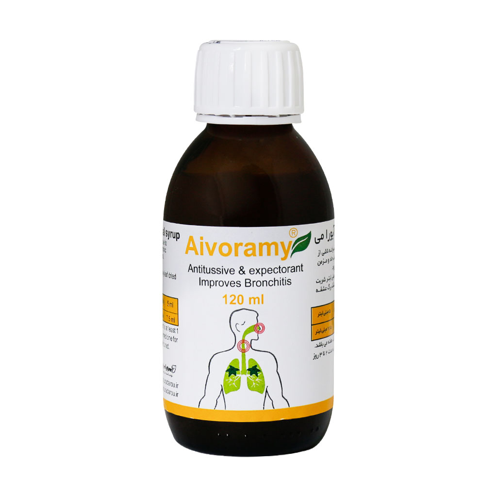 Ahura-Daru-Aivoramy-Anti-Cough-Syrup-120-ml شربت ضد سرفه آیورامی اهورا دارو حجم 120 میلی لیتر - Image 1