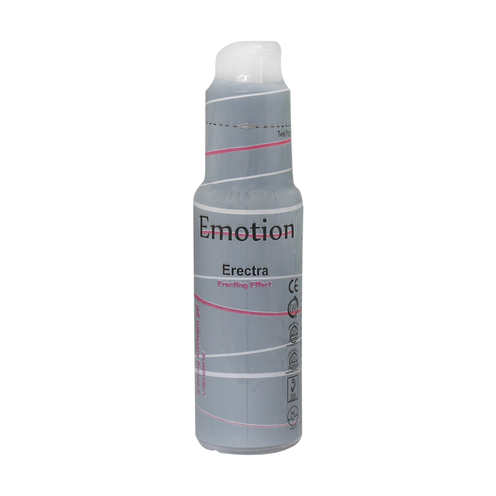 Emotion-Erectra-Gray-Gel-For-Men-2 ژل لوبریکانت تقویت کننده نعوظ ایموشن طوسی حجم ۷۵ میلی لیتر - Image 1