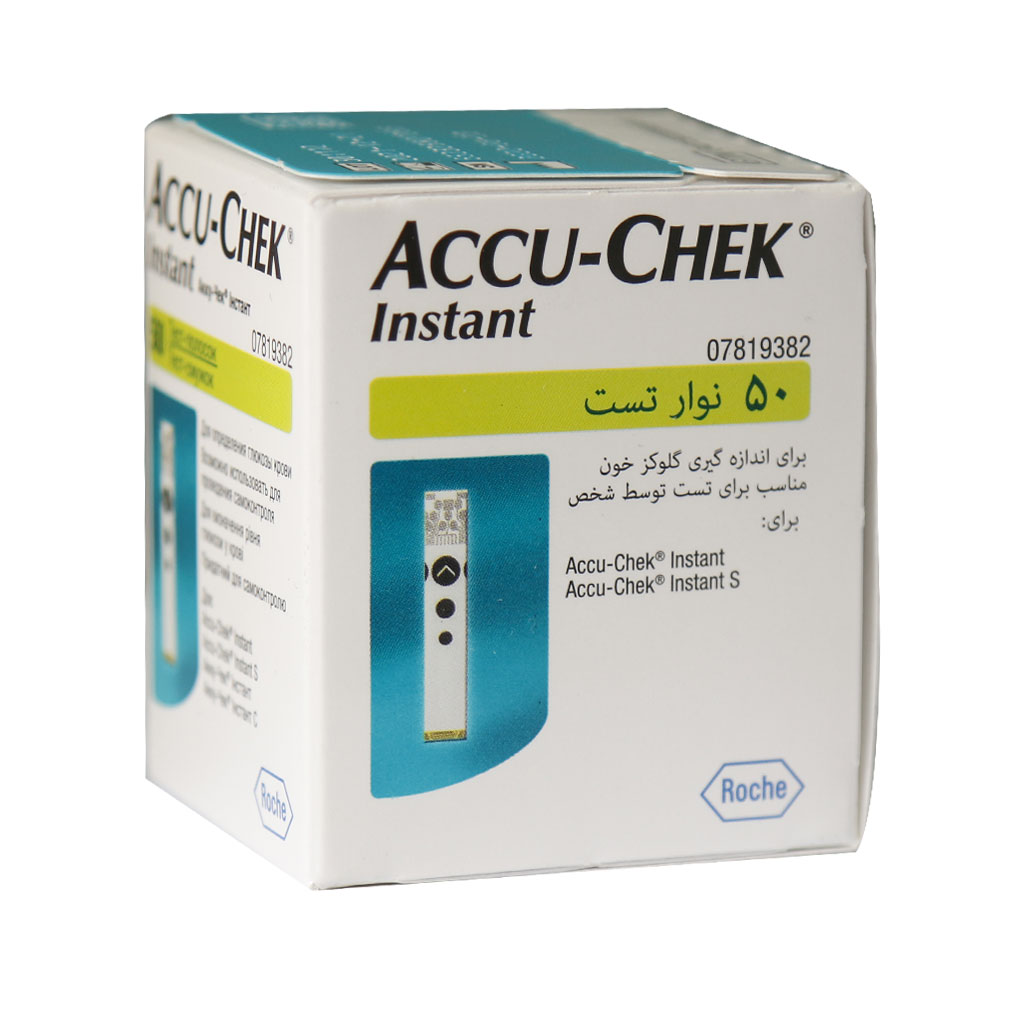 Accu-Chek-Instant-Test-Strips-50-Pcs نوار تست قند خون اکیو چک اینستنت ۵۰ عددی - Image 1